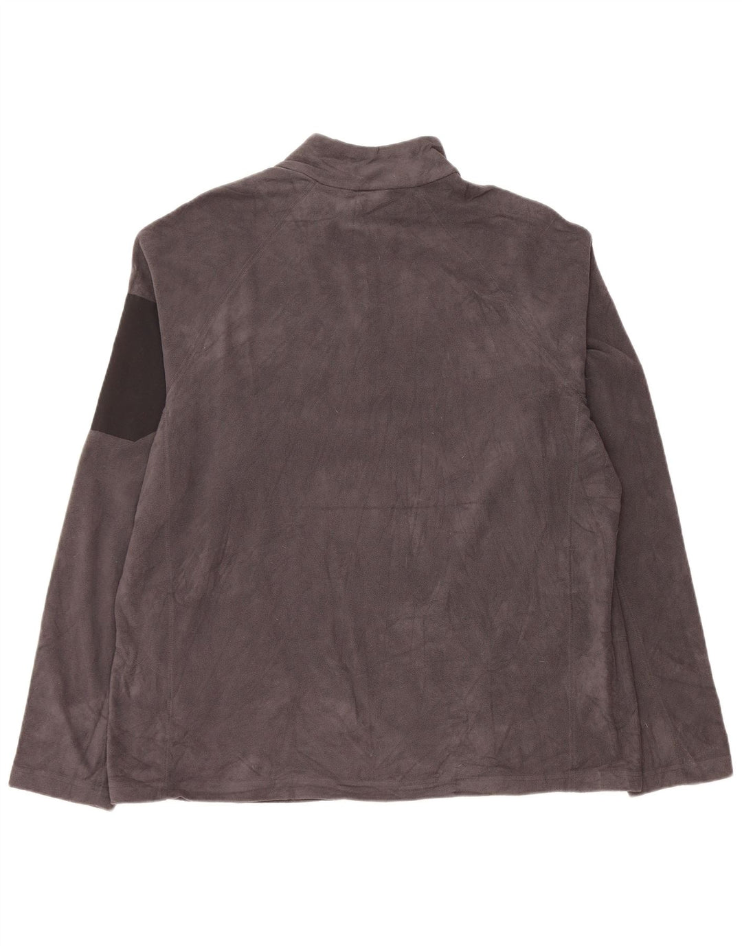 EDDIE BAUER Pulover din lână pentru bărbați, cu fermoar, XL, poliester gri