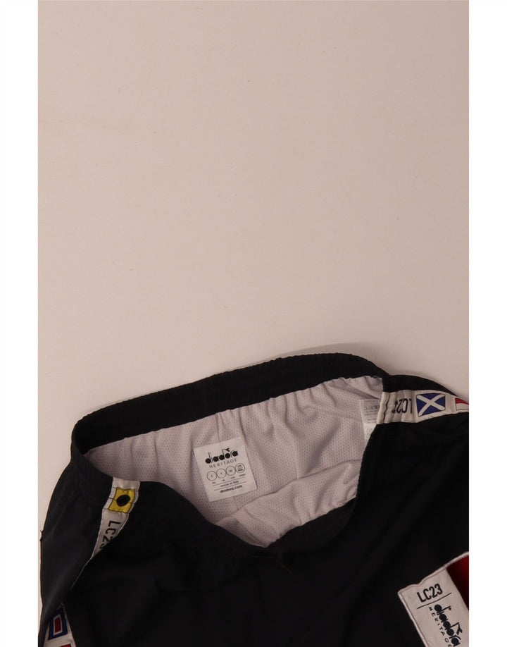 Pantaloni de trening DIADORA Heritage pentru bărbați Pantaloni de jogging Mici Bleumarin