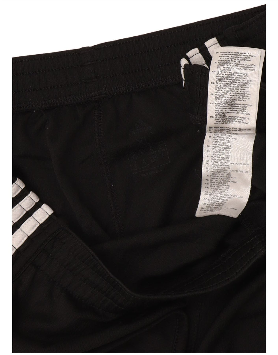 Pantaloni scurți sport Climalite ADIDAS pentru femei UK 18 XL poliester negru