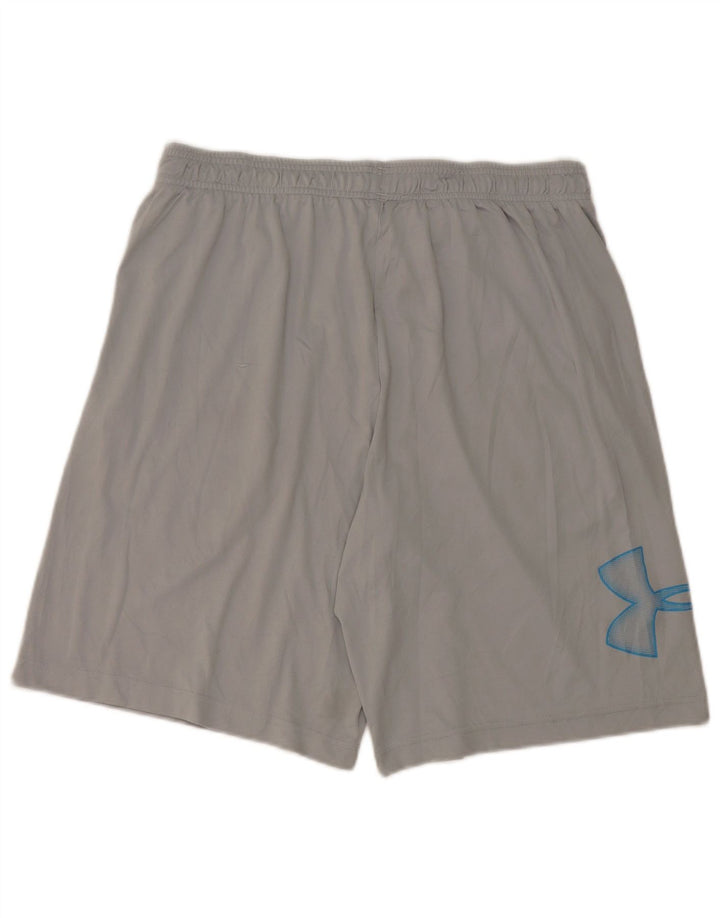 Pantaloni scurți sport pentru bărbați UNDER ARMOUR Heat Gear Graphic, mari, gri, poliester