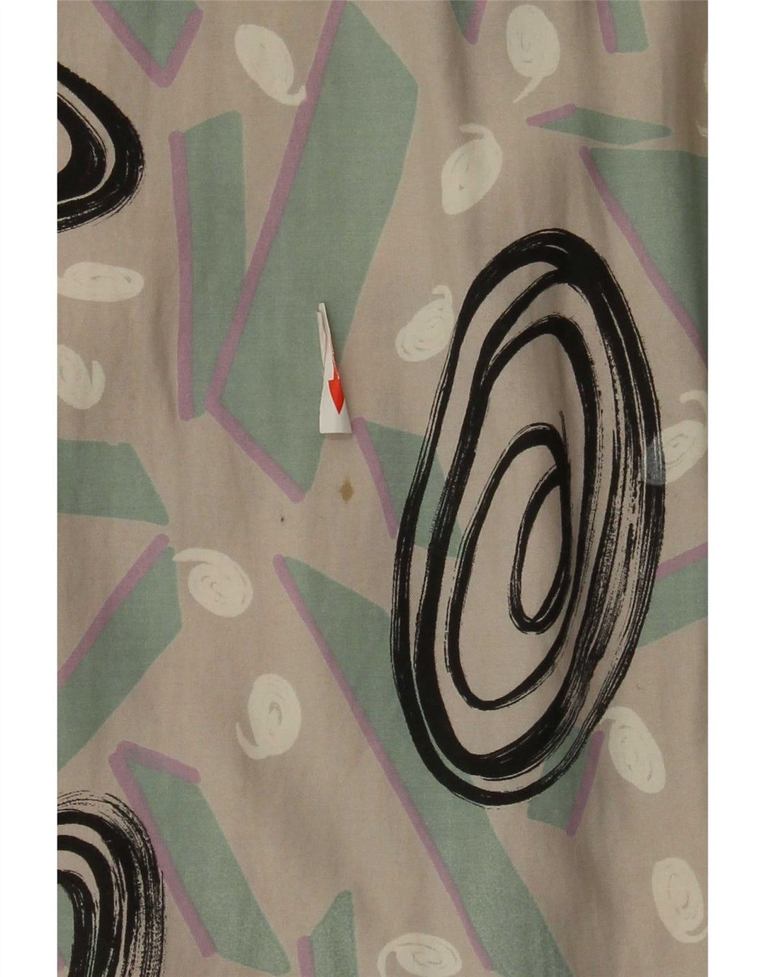 Cămașă Vintage pentru bărbați cu model abstract, bumbac mediu multicolor