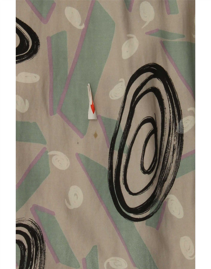 Cămașă Vintage pentru bărbați cu model abstract, bumbac mediu multicolor