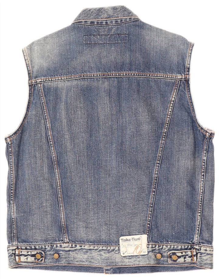 Gilet TAKE TWO Băieți Denim 13-14 Ani XL Bumbac Albastru