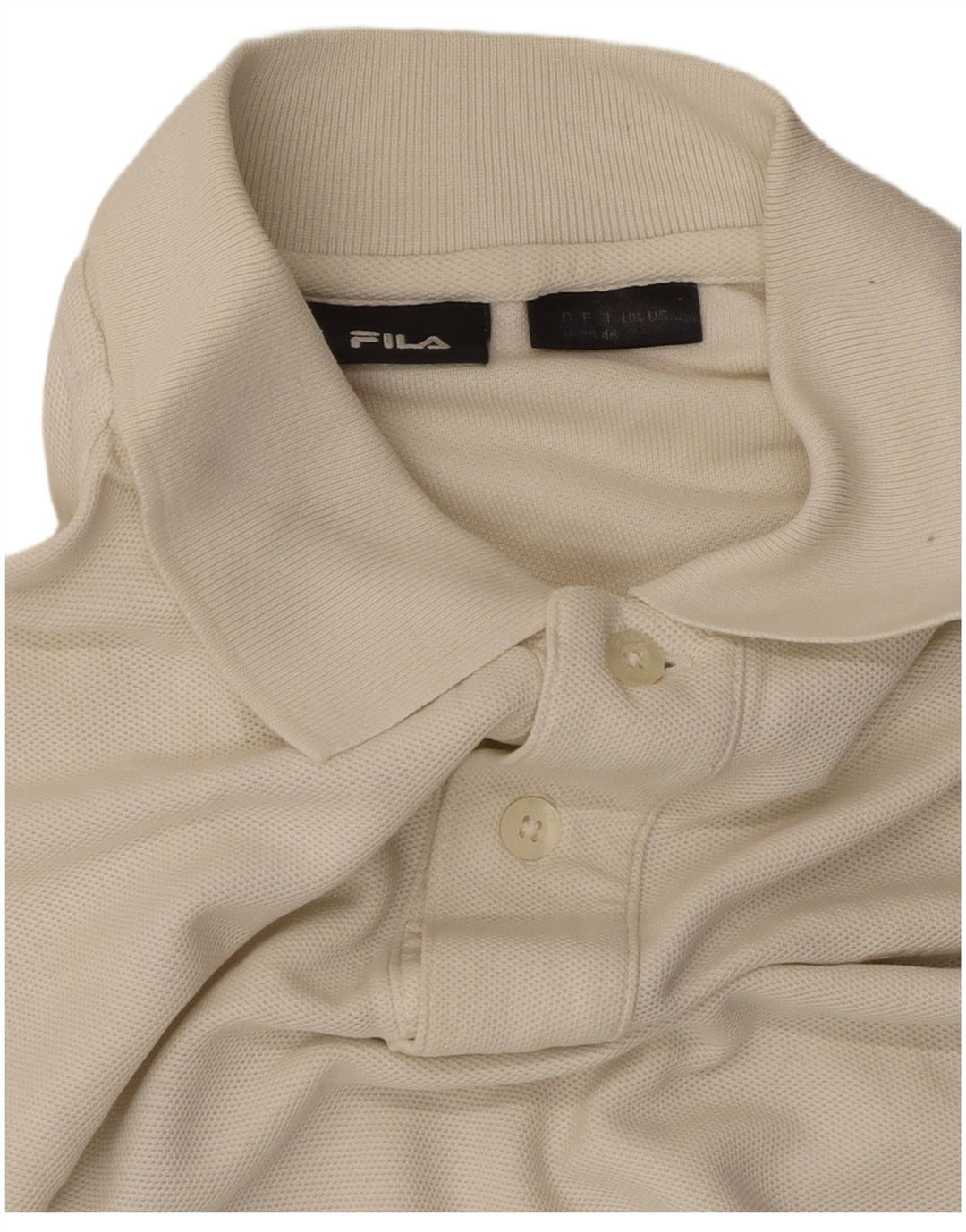 Tricou polo FILA pentru bărbați, mic alb
