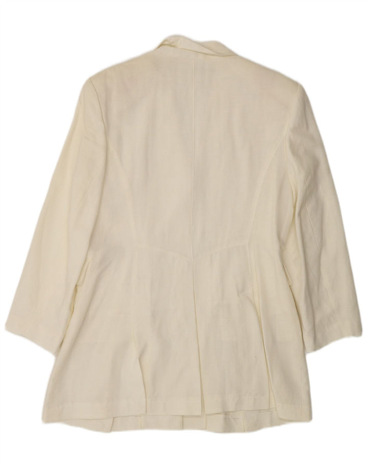 Jachetă Viventy pentru femei cu paragate cu 3 nasturi EU 40 Medium Off White