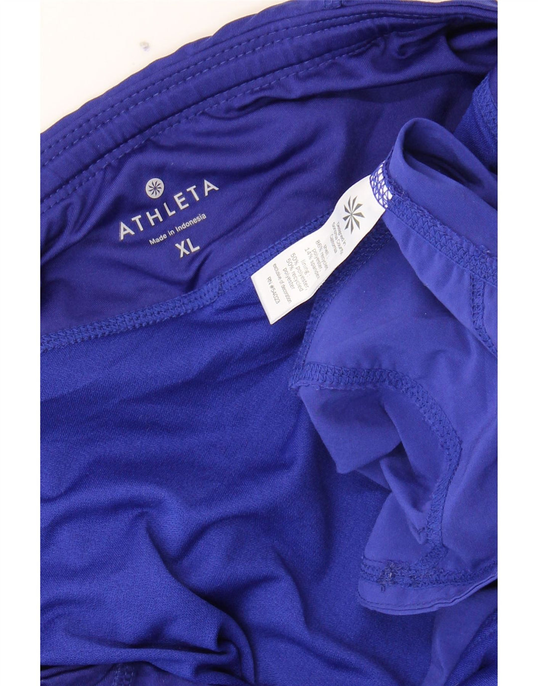 ATHLETA Womens Sport Shorts UK 18 XL  Blue Polyester Vintage Athleta and Second-Hand Athleta from Messina Hembry 