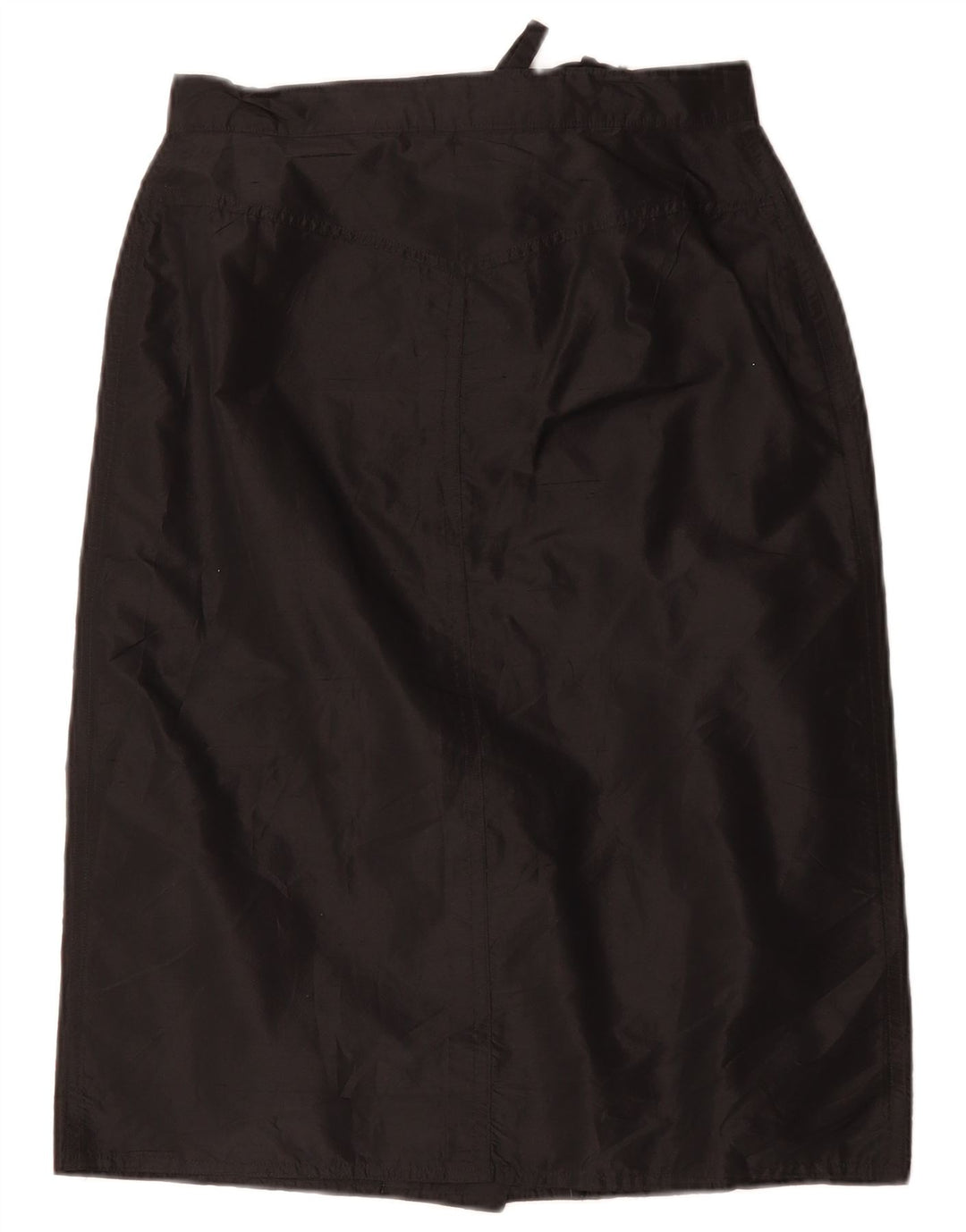 Fusta dreaptă pentru femei vintage cu talie înaltă W28 mediu negru