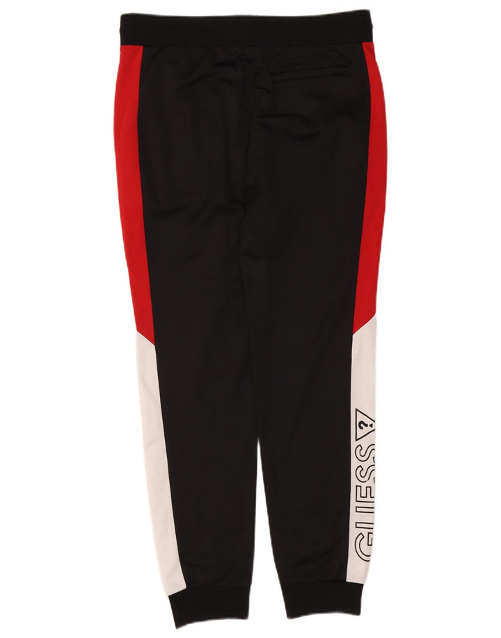 Pantaloni de trening grafic pentru bărbați Guess Pantaloni de jogging Medium Black Colorblock