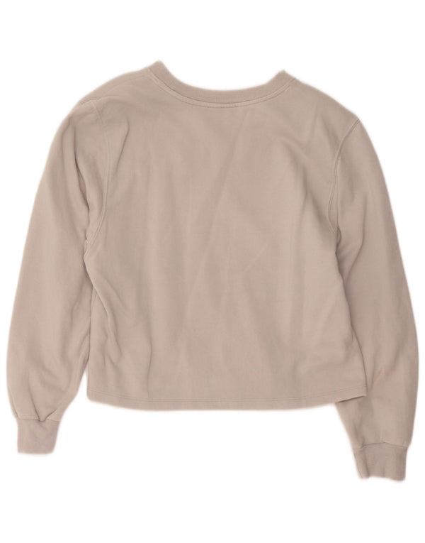 Pulover pentru damă Zara Crop Pulover UK 14, bumbac gri mediu
