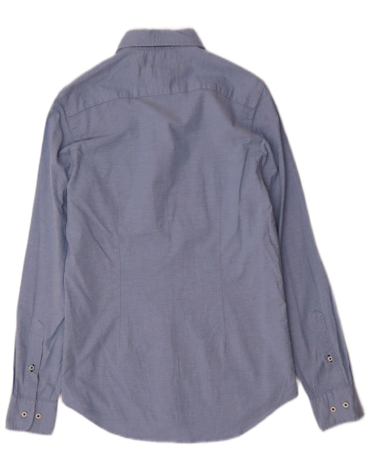 Cămașă Slim Fit Tommy Hilfiger pentru bărbați, bumbac, albastru