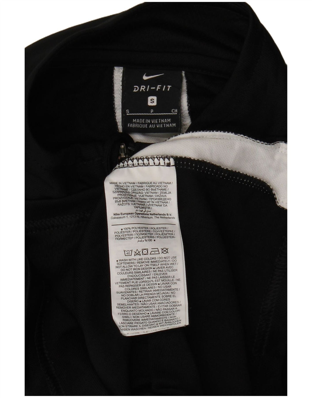 Jachetă de trening NIKE Dri Fit pentru bărbați, negru, poliester color bloc
