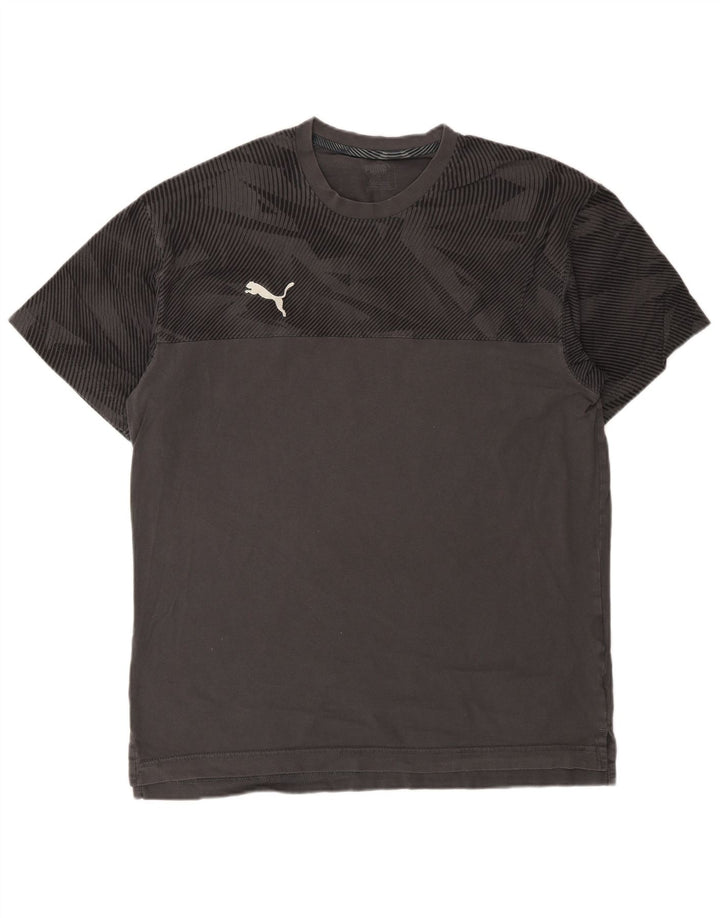 Tricou pentru bărbați Puma Top Large Gri Geometric Bumbac