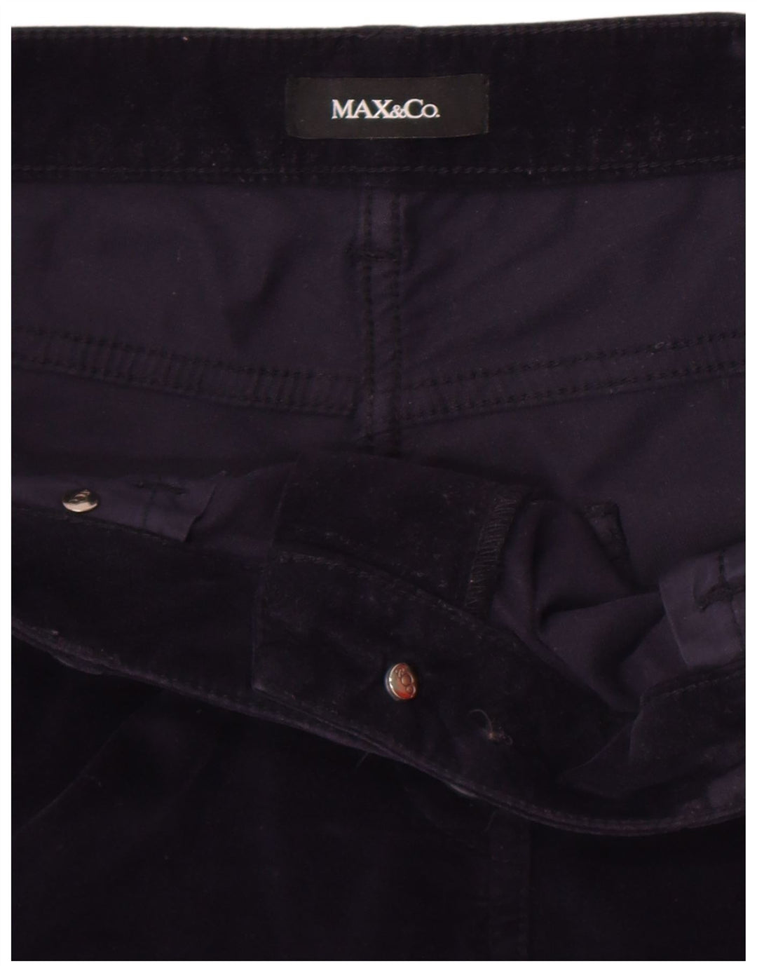 Max & Co. Pantaloni slim casual pentru femei W32 L29 bleumarin