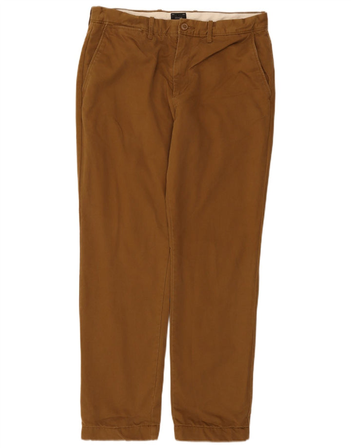 Pantaloni chino drept bărbați J. CREW L32 L30 bumbac bej