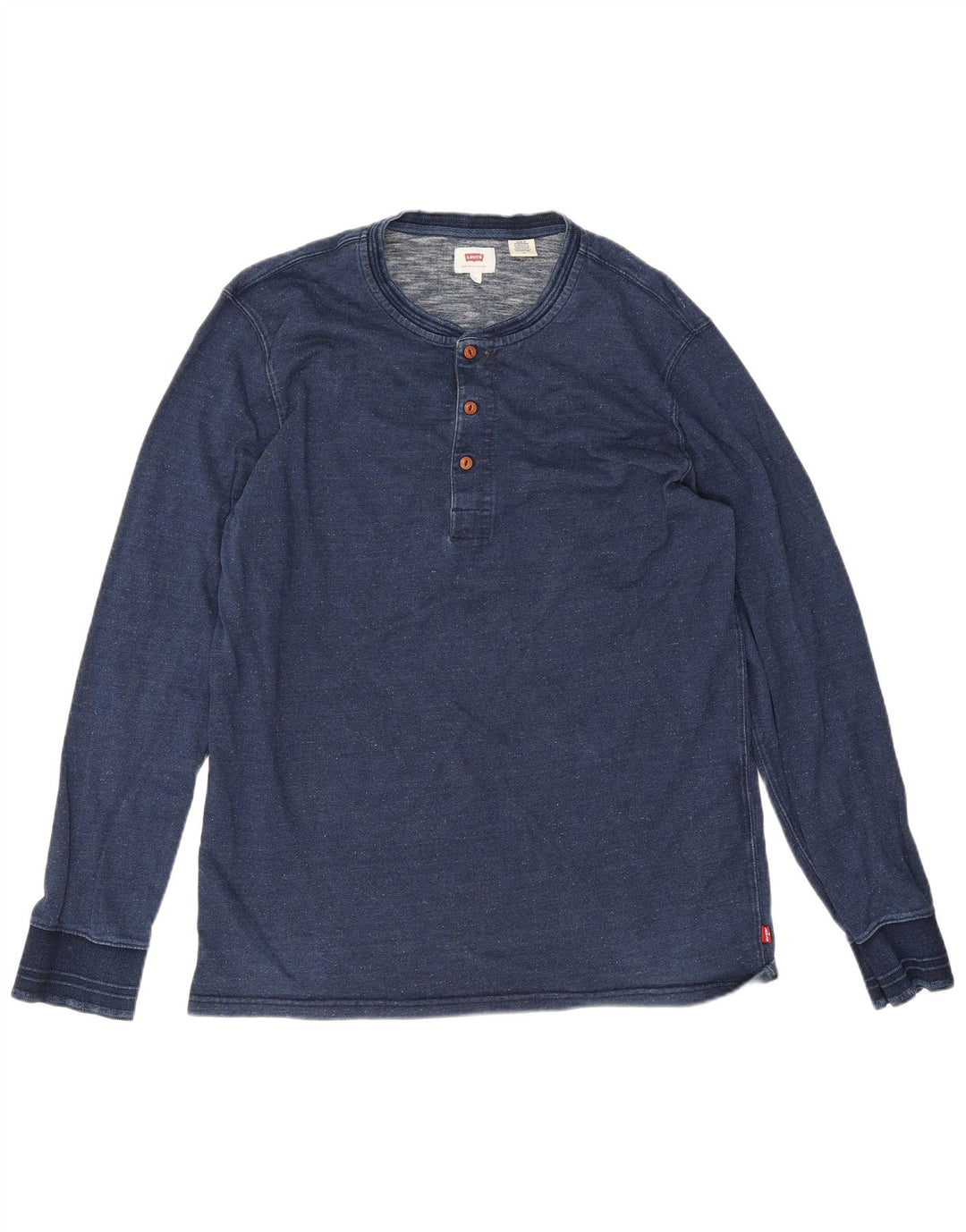 Levi's Top pentru bărbați cu mânecă lungă, mare, bleumarin, bumbac