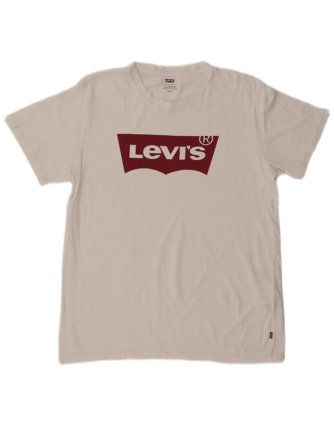 Tricou grafic LEVI'S pentru bărbați Top Medium White Bumbac