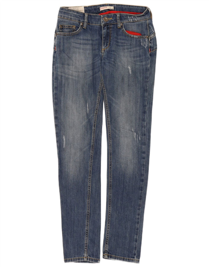 Blugi slim pentru femei Liu Jo L31 L31 albastru din bumbac