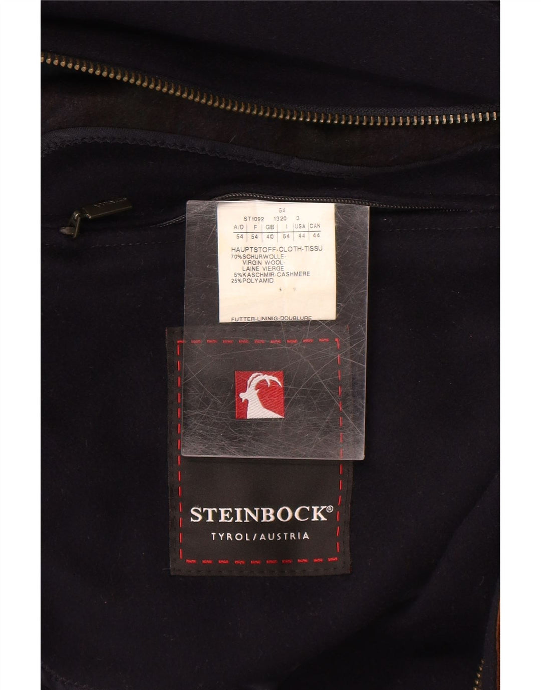 Pardesiu pentru bărbați Steinbock UK 40 mare lână bleumarin