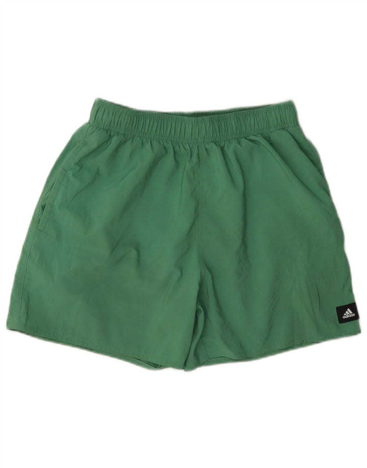 Pantaloni scurți sport pentru bărbați Adidas Mic, verde, poliester