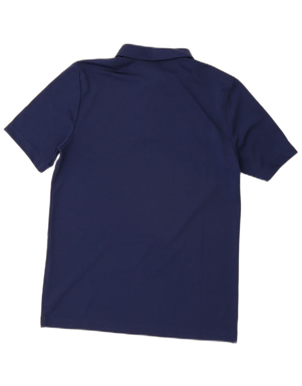 Tricou polo Adidas Aeroready pentru băieți 13-14 ani poliester bleumarin