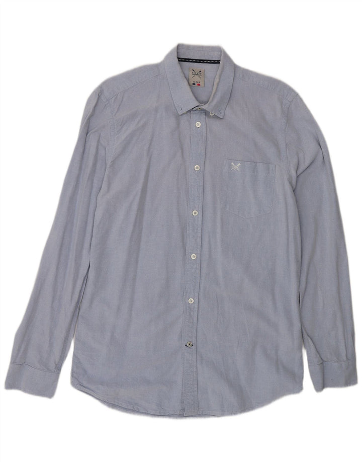 Crew Clothing Cămașă pentru bărbați, mare, albastru, bumbac