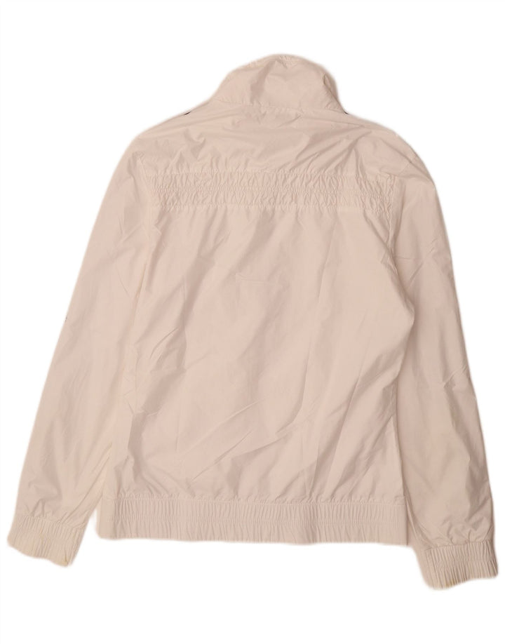Jachetă de trening pentru femei Adidas UK 10 Poliester alb mic