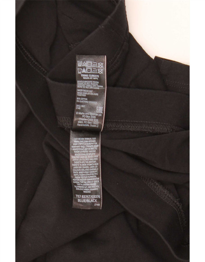 Leggings pentru femei Marks & Spencer UK 18 XL bumbac negru