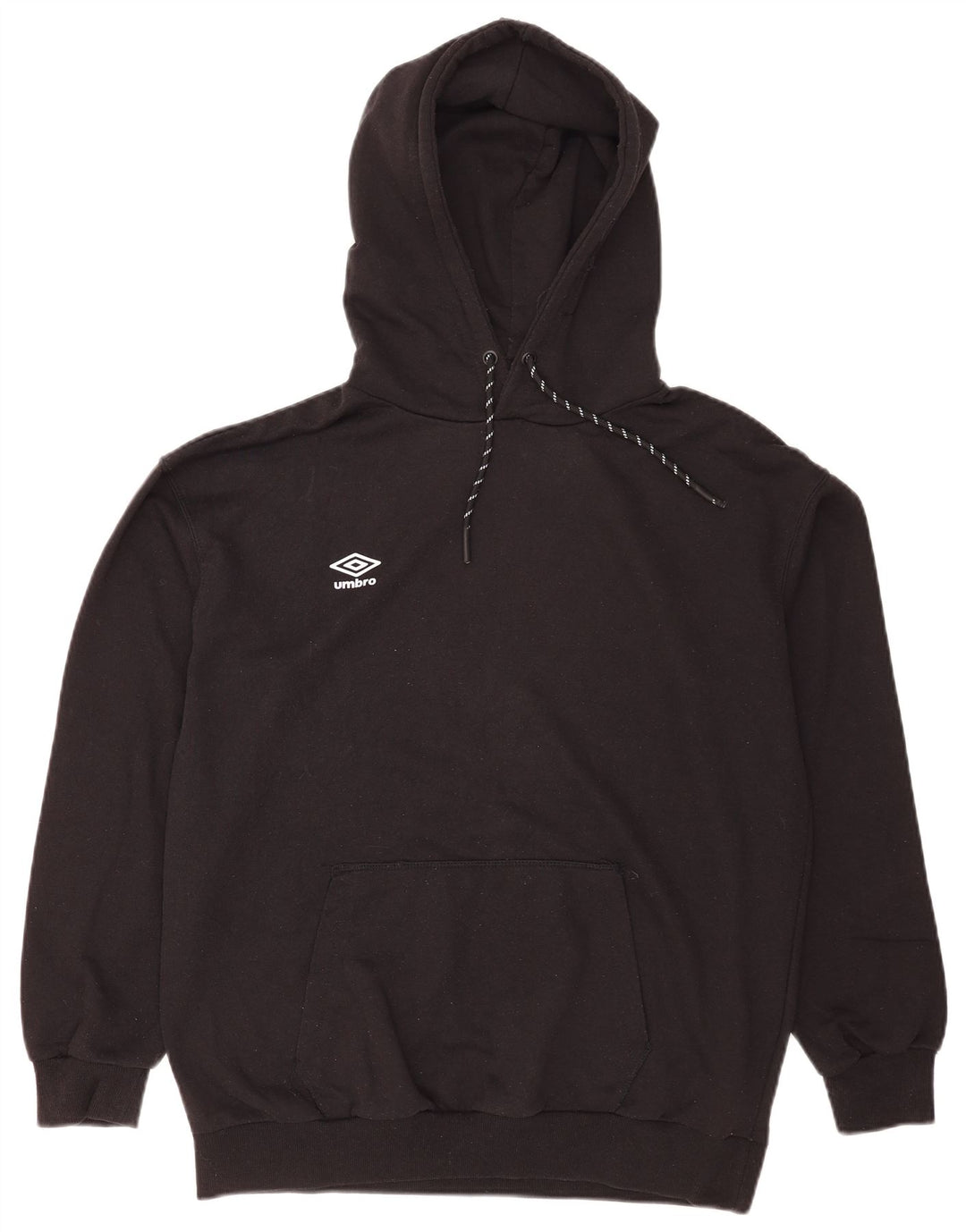 Pulover Umbro pentru bărbați, bumbac mediu negru