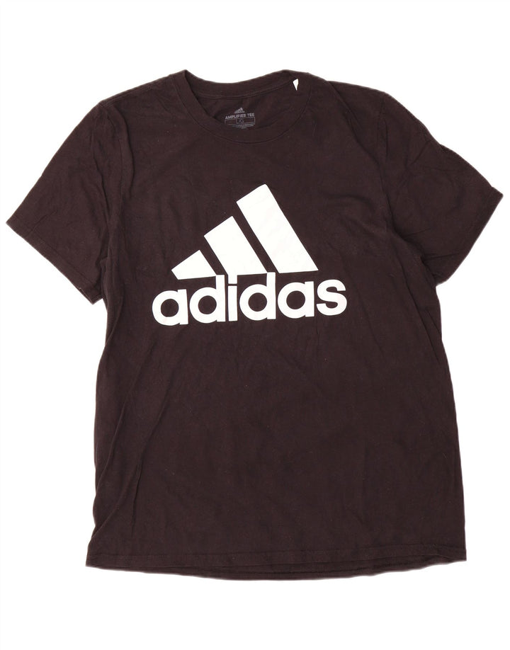 Tricou grafic pentru bărbați Adidas Top mare negru