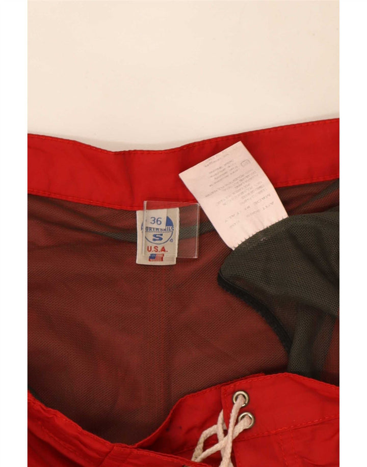 Pantaloni scurți de înot North Sails pentru bărbați, nailon roșu mare
