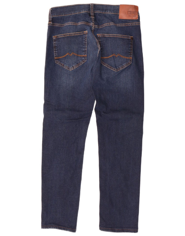 MUSTANG Womens Oregon Slim Fit Tapered Jeans W30 L29 Navy Blue