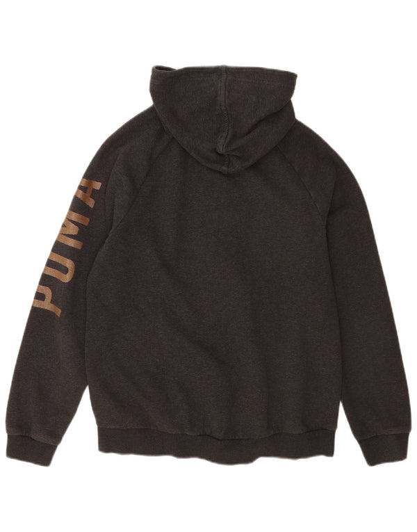 Pulover Puma Graphic Zip pentru femei UK 14, mare, gri bumbac