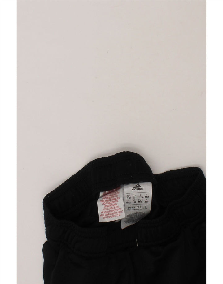 ADIDAS Boys Sport Shorts 11-12 Years  Black Polyester Vintage Adidas and Second-Hand Adidas from Messina Hembry 