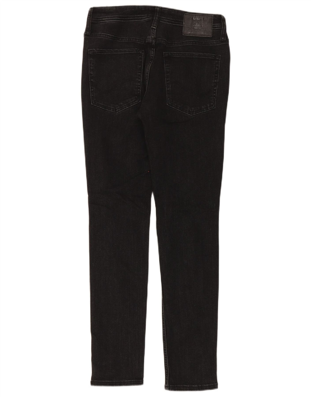 Blugi slim pentru bărbați Jack & Jones Distressed W32 L30 bumbac negru