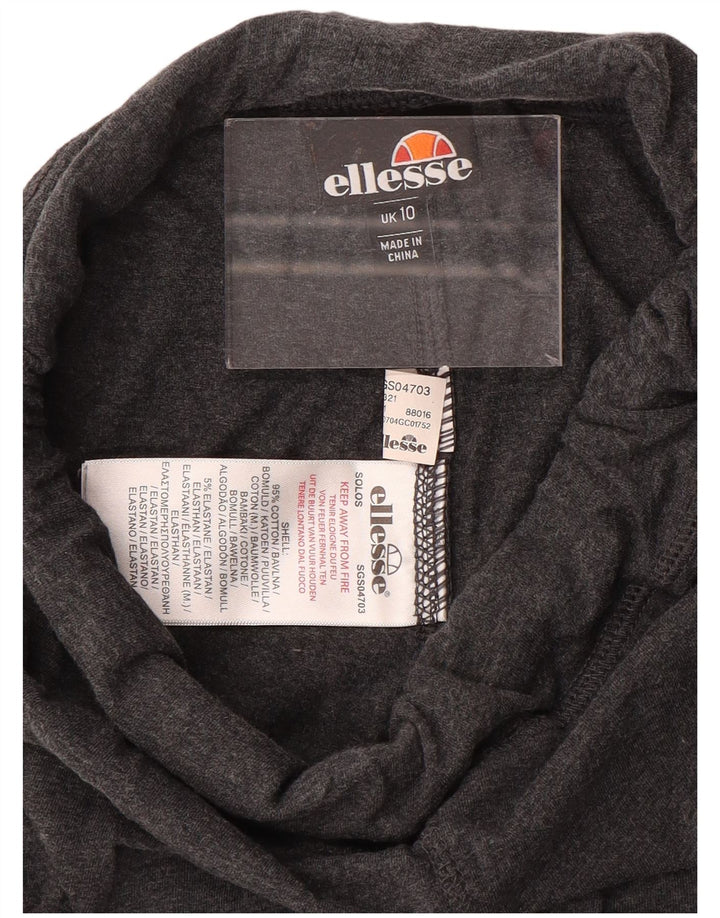 Leggings cu grafic pentru femei Ellesse UK 10, bumbac gri mic