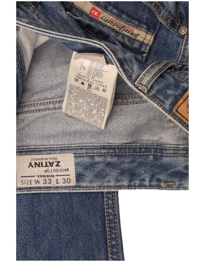 Blugi Diesel pentru femei Zatiny Regular Bootcut W33 L30 Bumbac albastru