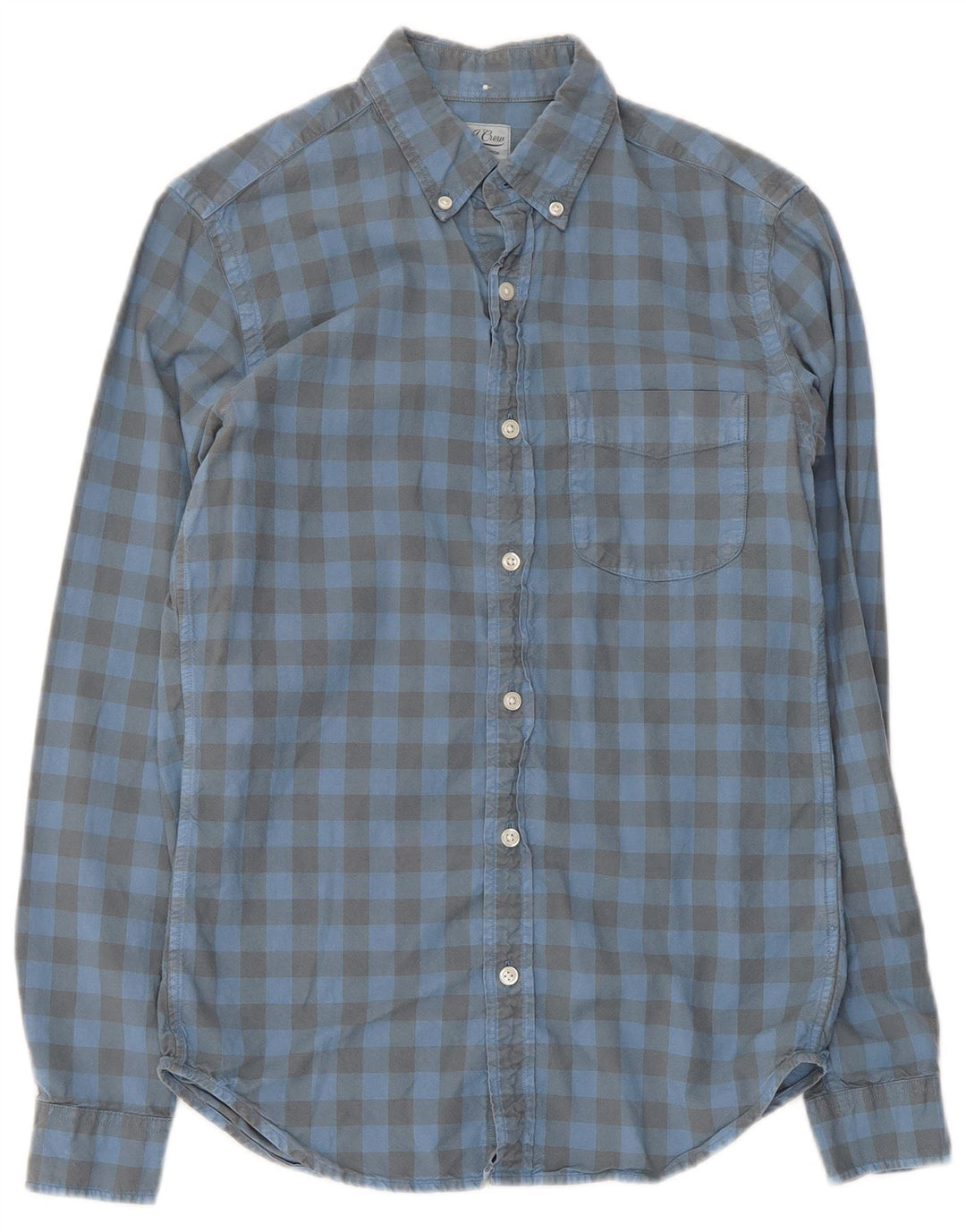 Cămașă Slim Flannel Bărbați J. Crew XS Blue Gingham Bumbac