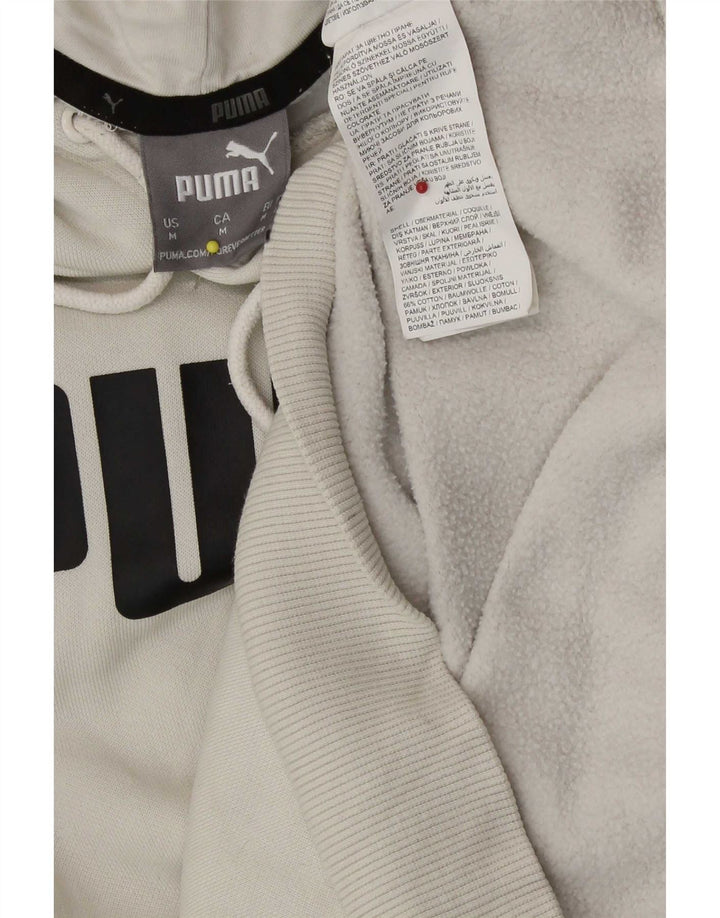 Pulover pentru bărbați Puma Graphic Hoodie, bumbac mediu, bej
