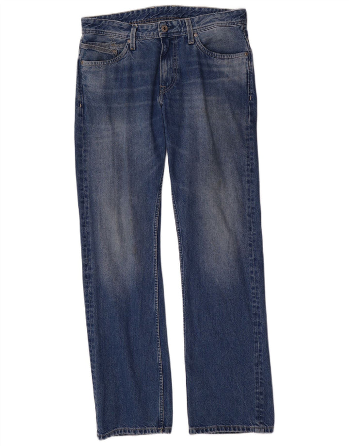 PEPE JEANS Blugi drepti pentru femei W32 L34 Bumbac albastru