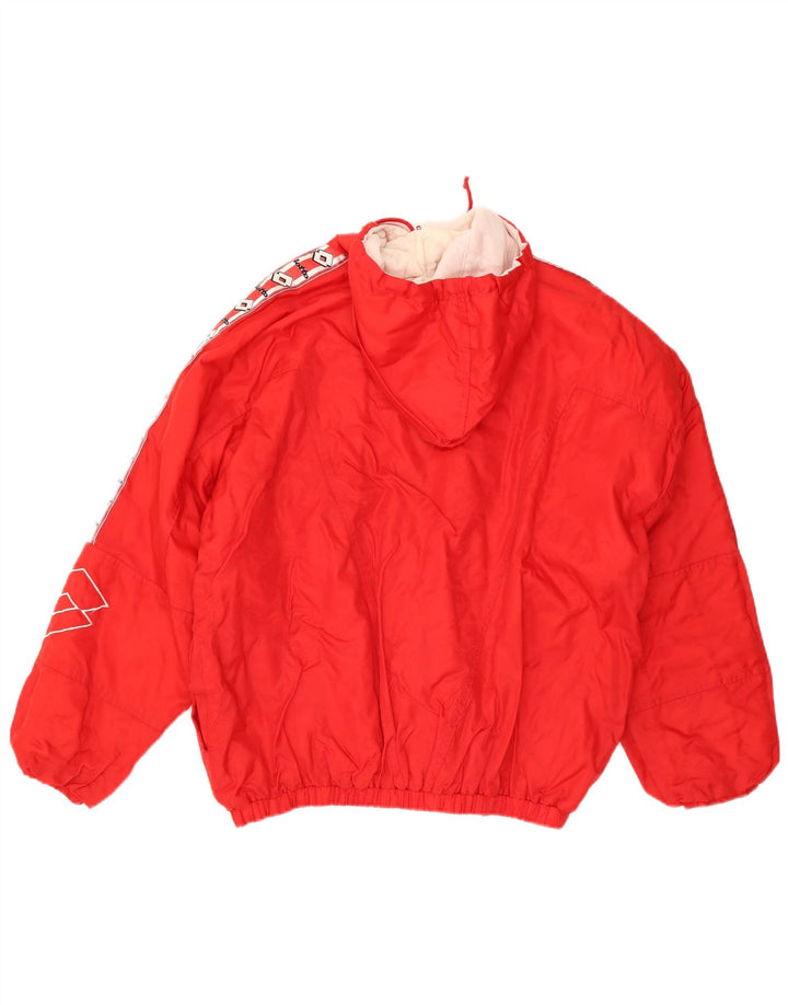 Jachetă Lotto Graphic Graphic Windbreaker pentru bărbați UK 40, mare, roșu, nailon