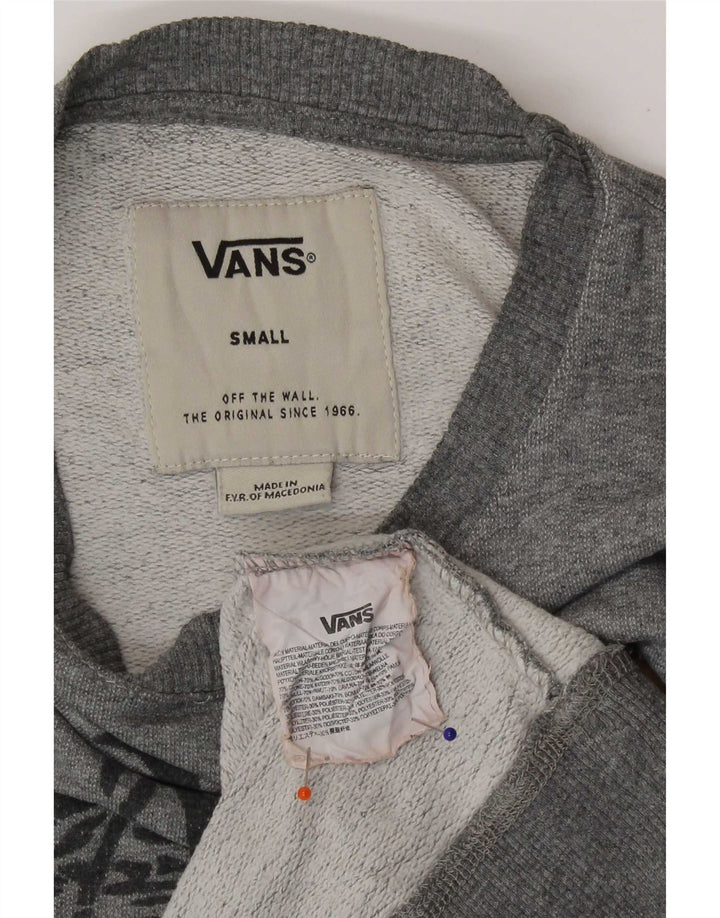 Hanorac grafic pentru bărbați Vans Jumper mic, gri, bumbac