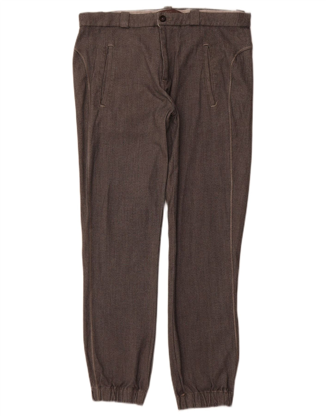 Pantaloni chino pentru pantaloni de jogging ZARA pentru bărbați EU 40 Mediu L31 L28 Gri Poliester