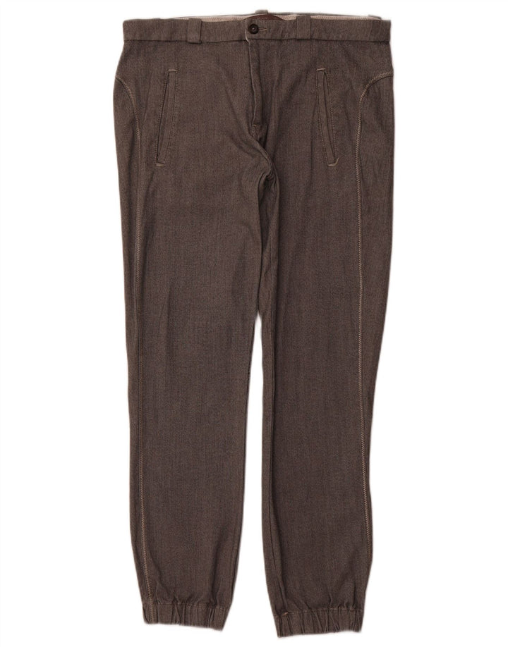 Pantaloni chino pentru pantaloni de jogging ZARA pentru bărbați EU 40 Mediu L31 L28 Gri Poliester