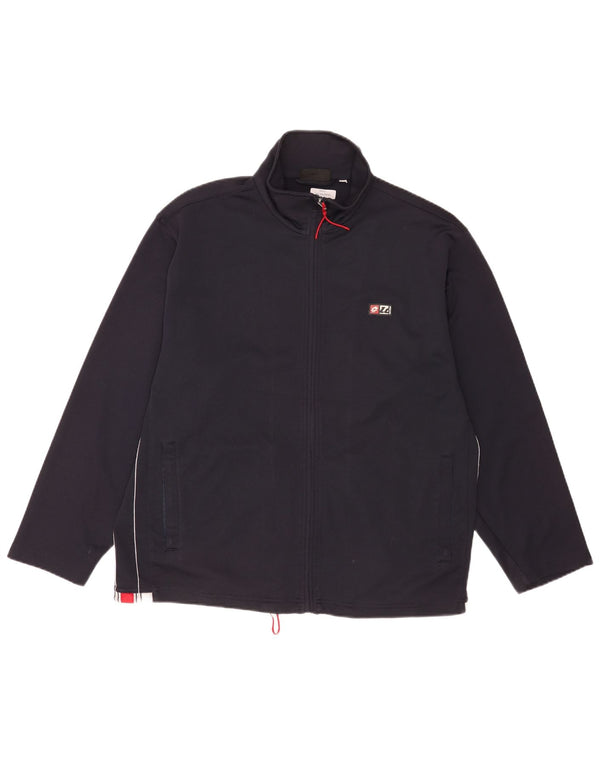 Lotto Mens Regular Fit Trening Top Jacket Large Black