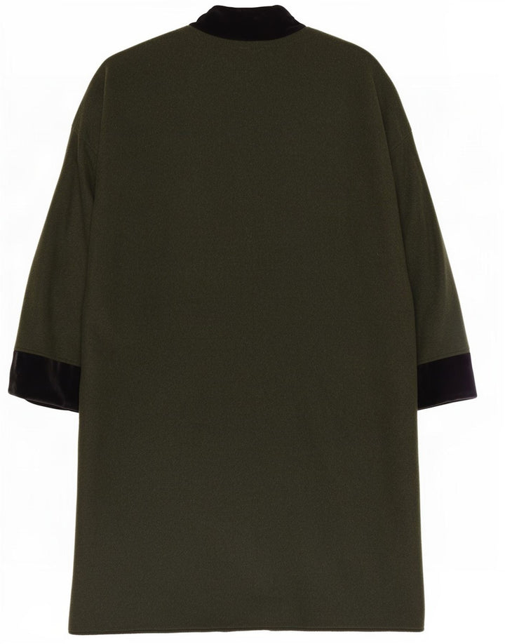 Poncho Anna E Cristina pentru femei IT 44 Medium Green Colorblock