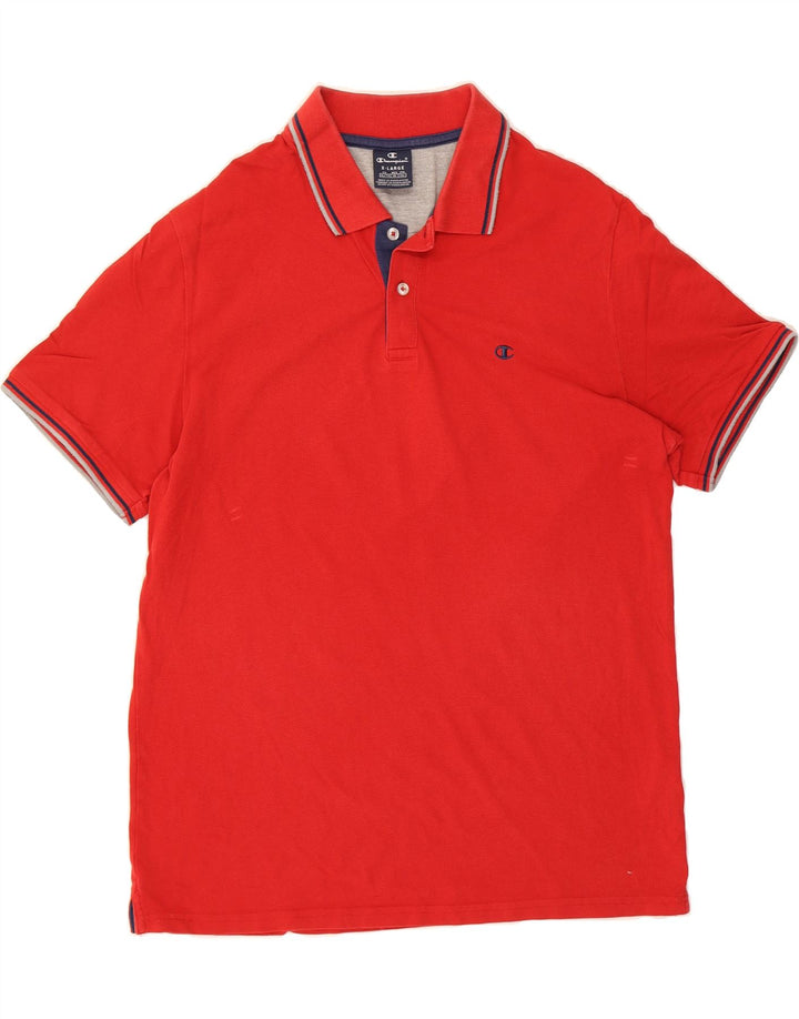 CHAMPION Mens Polo Shirt XL Red Cotton Vintage Champion and Second-Hand Champion from Messina Hembry 