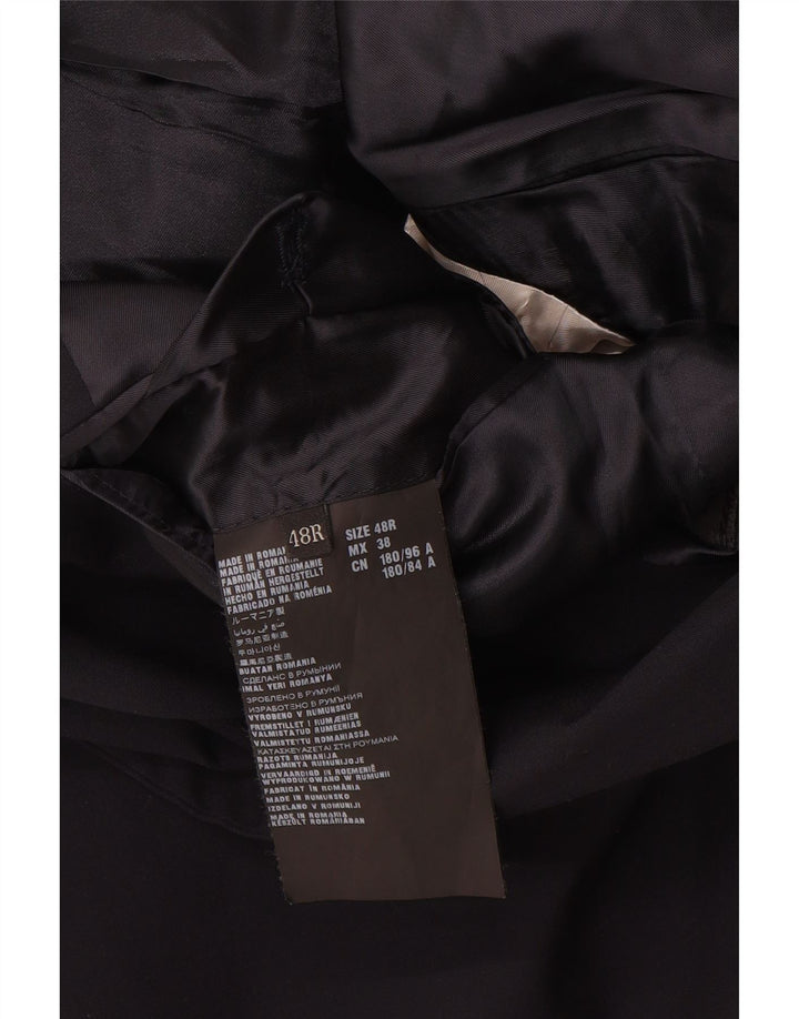 Jachetă Prada pentru bărbați cu 2 nasturi IT 48 Mediu Lână bleumarin