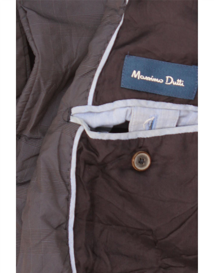 Jachetă Massimo Dutti pentru bărbați, UK 40, mare, albastru marine, în acetat