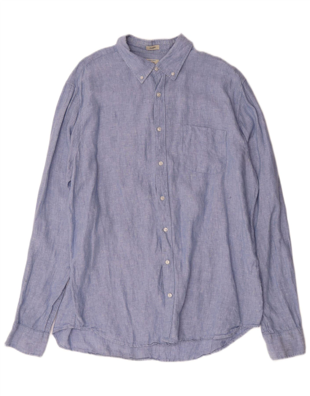 Cămașă pentru bărbați J. Crew Tall Classic Fit XL Blue Linen
