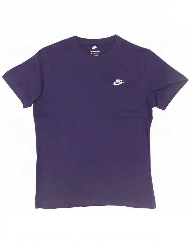 Tricou pentru bărbați Nike Top mediu din bumbac bleumarin